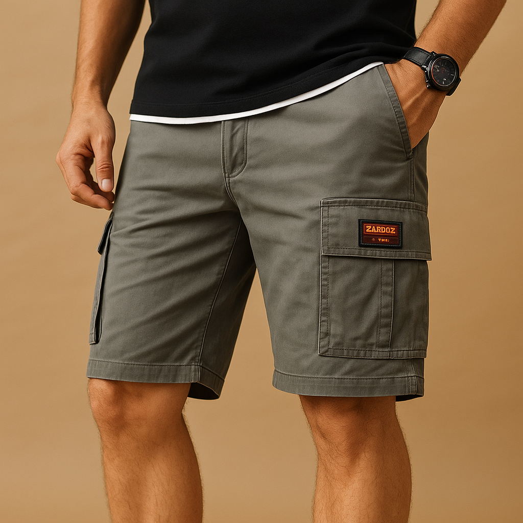 Adrián | Hombre Pantalones Cortos Cargo Secado Rápido Elástico Bolsillos