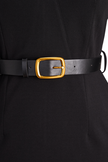 Claribel – Vestido negro elegante de fiesta para mujer