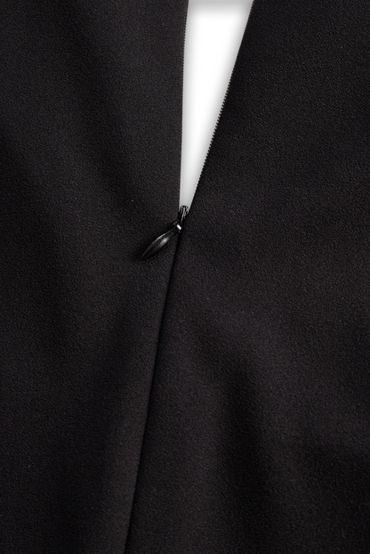 Claribel – Vestido negro elegante de fiesta para mujer