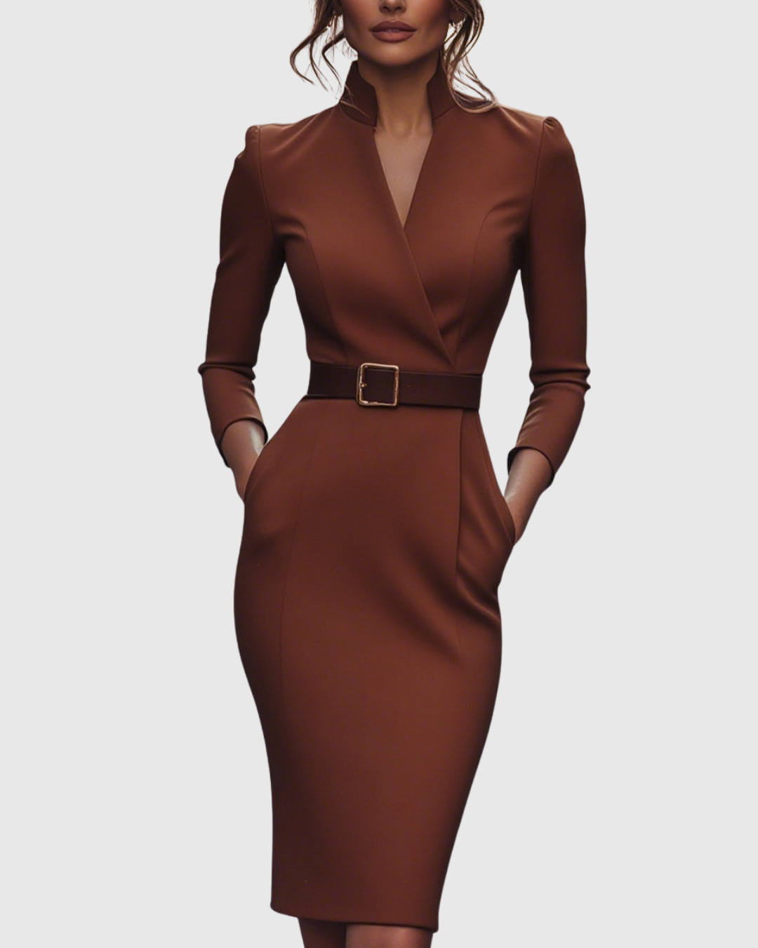 Claribel – Vestido negro elegante de fiesta para mujer