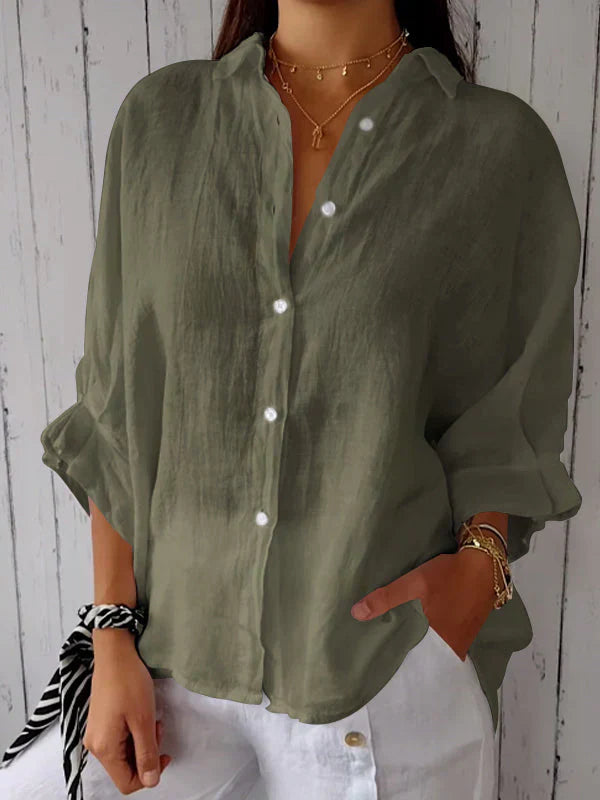 Patricia | Blusa abotonada de elegancia atemporal