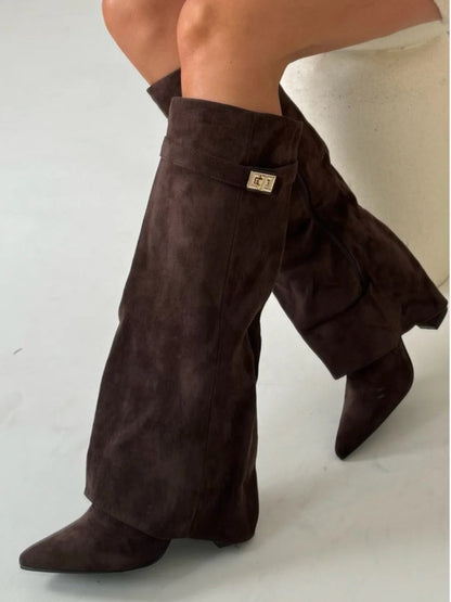 Botas de mujer elegantes y cómodas, perfectas para otoño e invierno