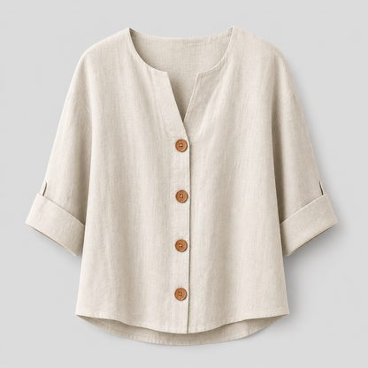 Dione | Camisa de lino ligera y vaporosa