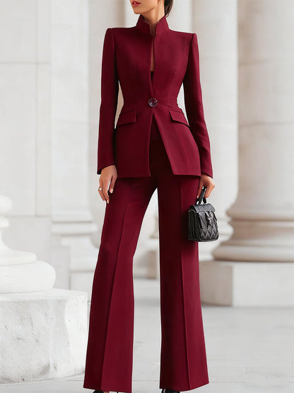 Sharie – Traje elegante de blazer y pantalón para mujer