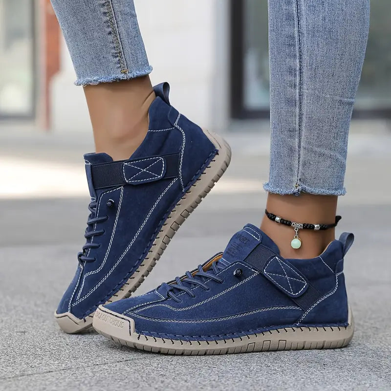 Nivalia | Zapatillas para mujer con tejido texturizado y cordones cómodos | Transpirables