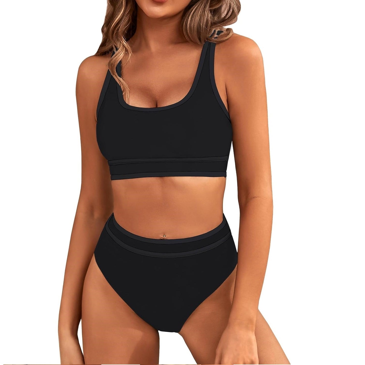 Conjunto de bikini deportivo elegante para mujer - fresco y veraniego