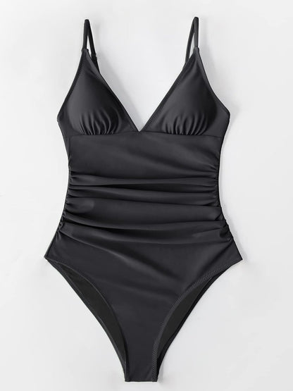 Traje de baño clásico con soporte para mujer - elegante y cómodo