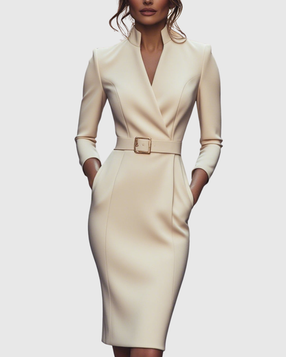 Claribel – Vestido negro elegante de fiesta para mujer