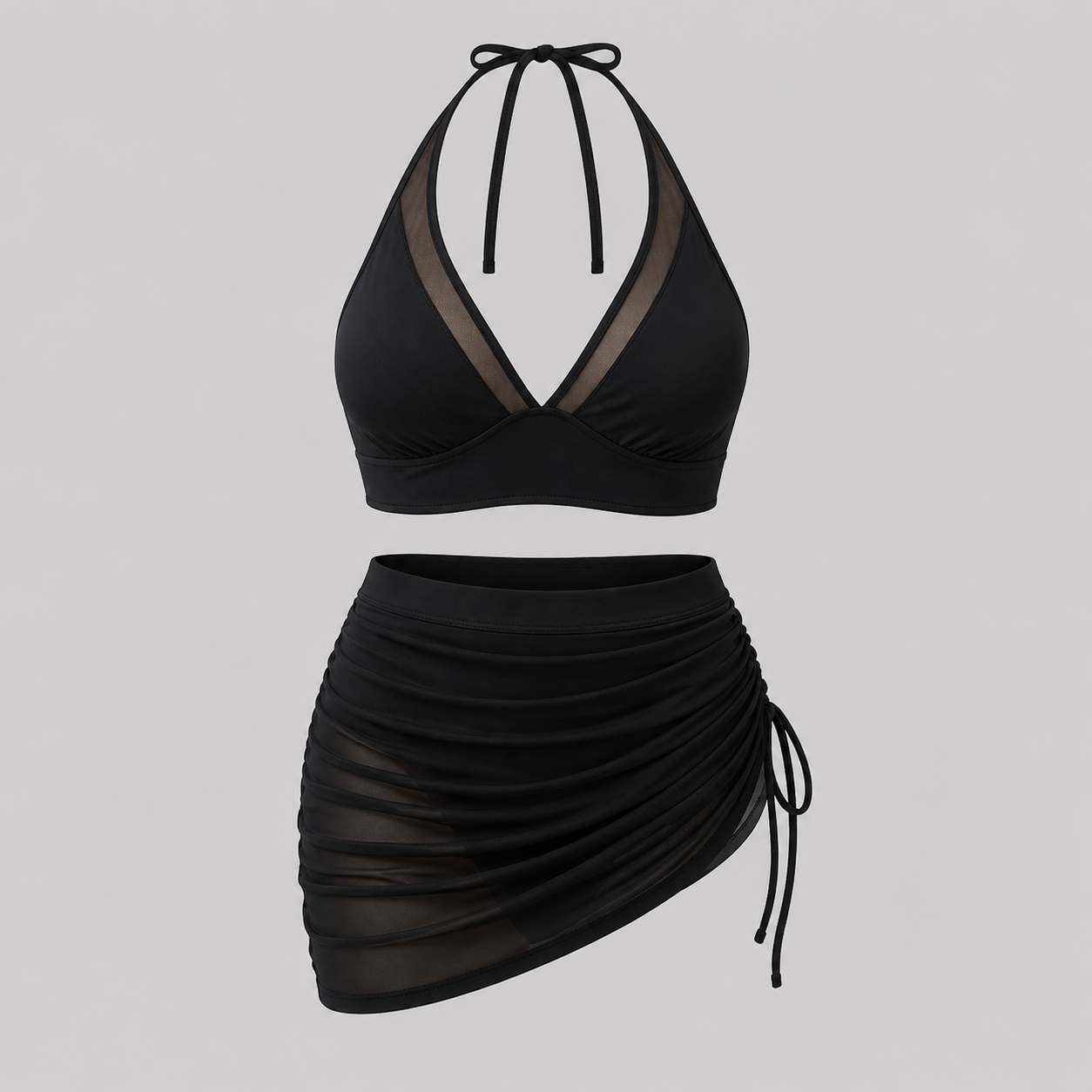 Conjunto de bikini con control de abdomen para mujer - fresco y elegante
