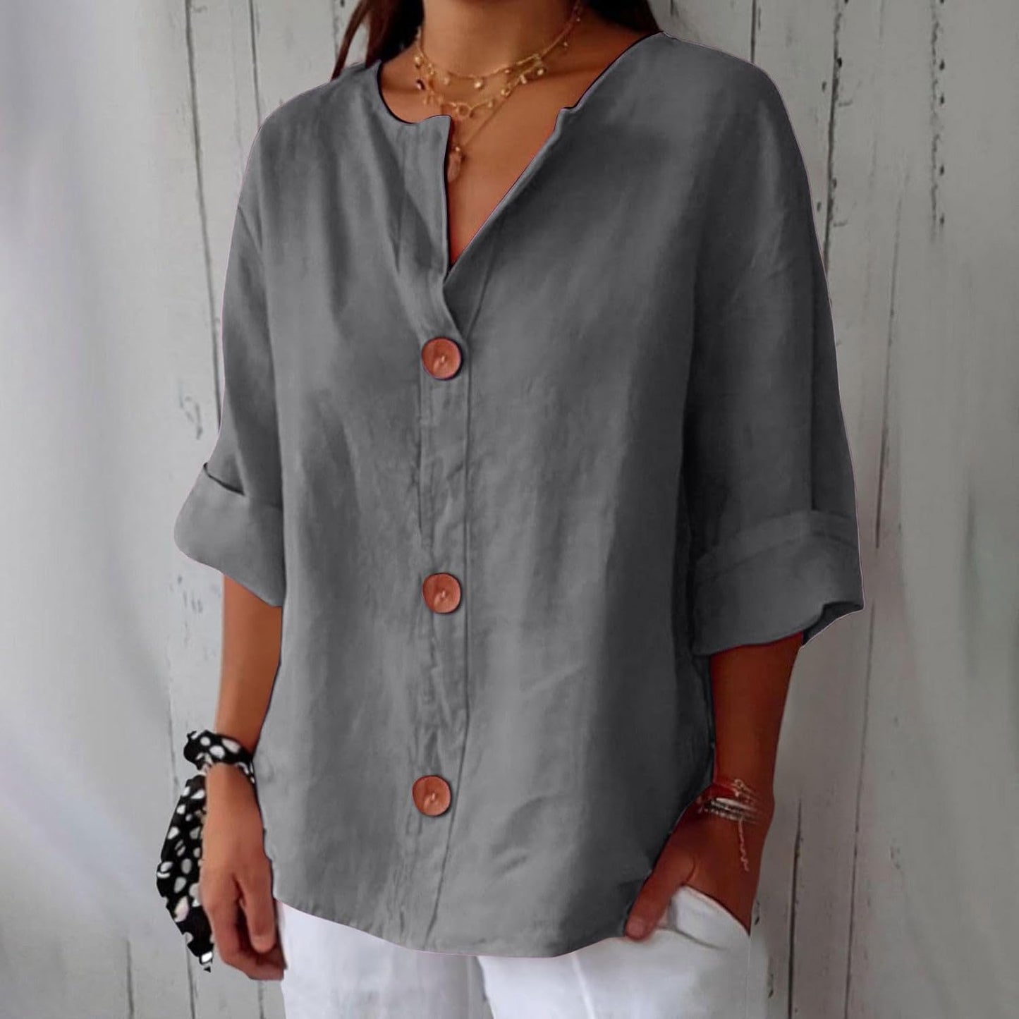 Dione | Camisa de lino ligera y vaporosa