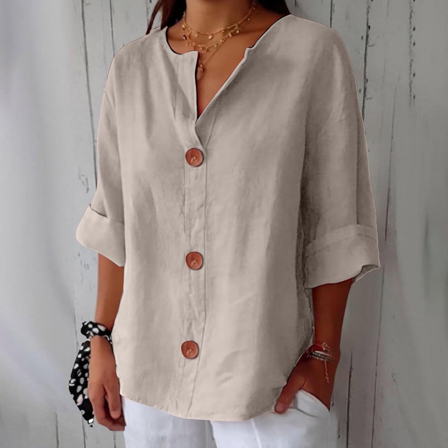 Dione | Camisa de lino ligera y vaporosa