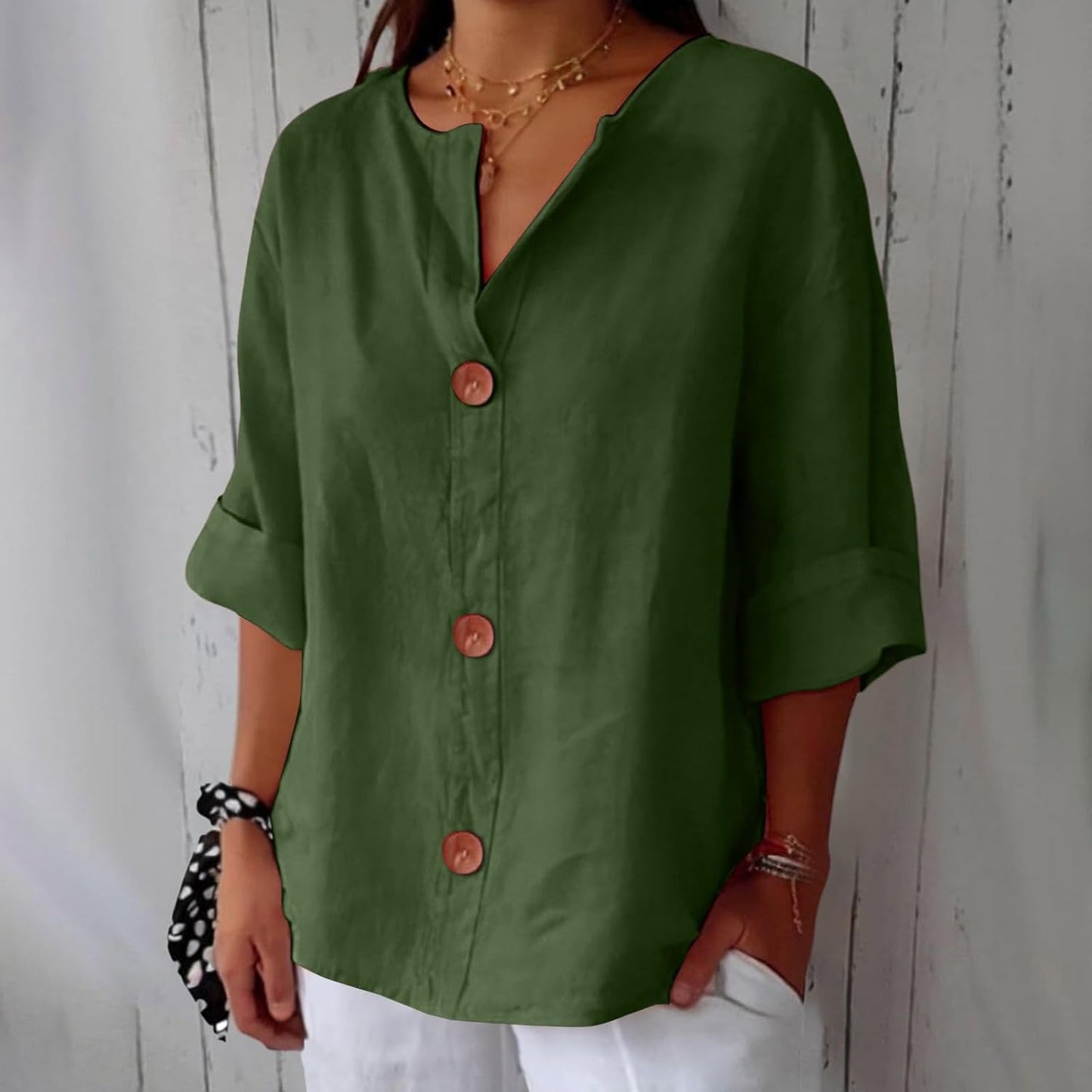 Dione | Camisa de lino ligera y vaporosa