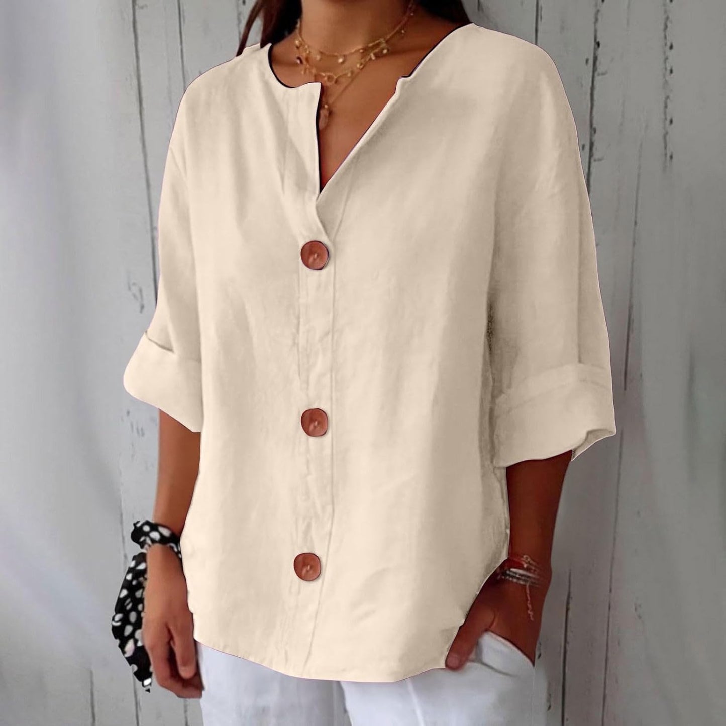 Dione | Camisa de lino ligera y vaporosa