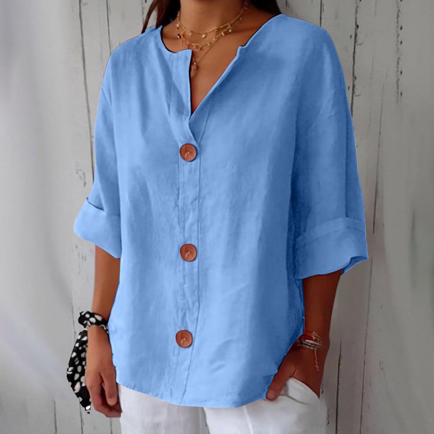 Dione | Camisa de lino ligera y vaporosa