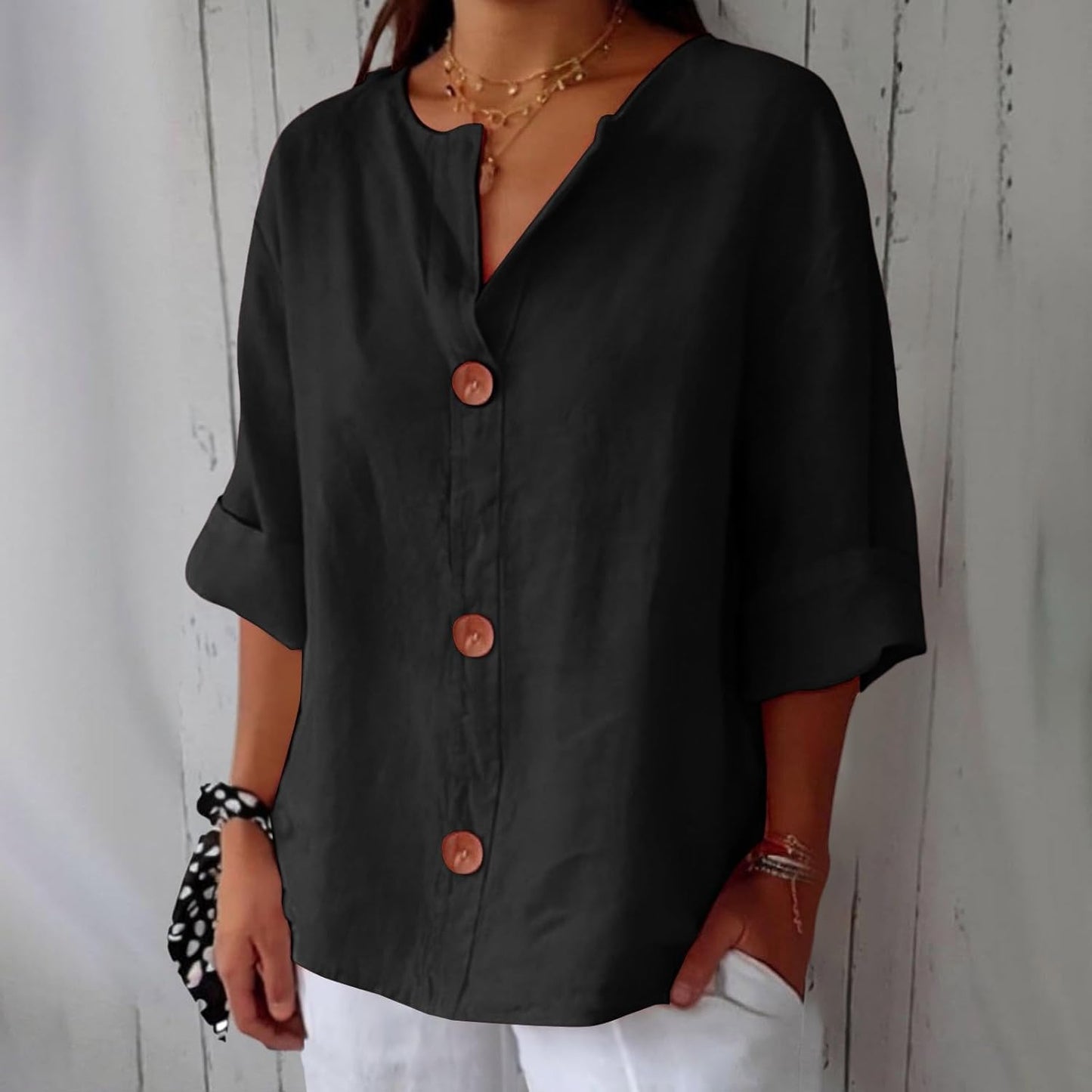 Dione | Camisa de lino ligera y vaporosa