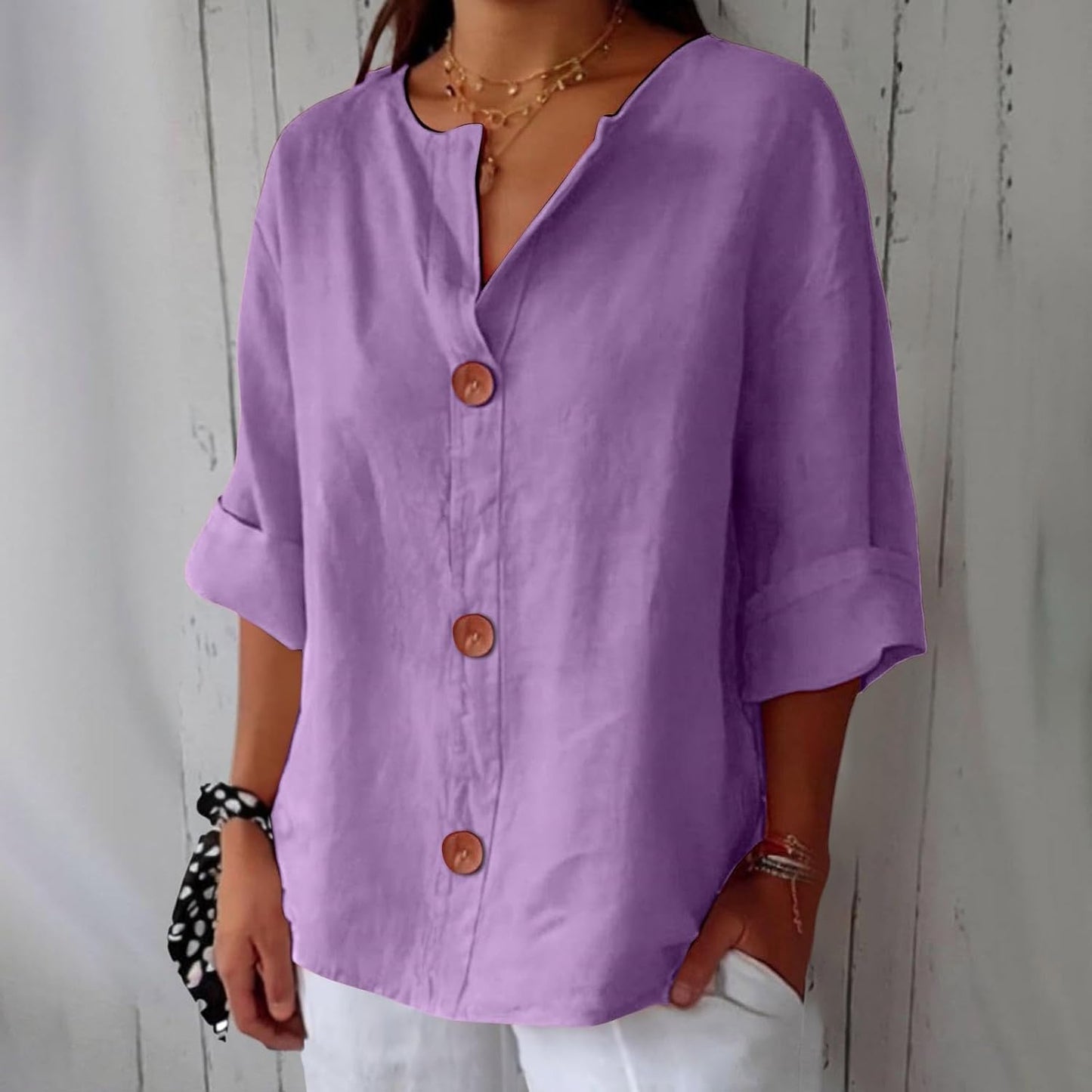Dione | Camisa de lino ligera y vaporosa
