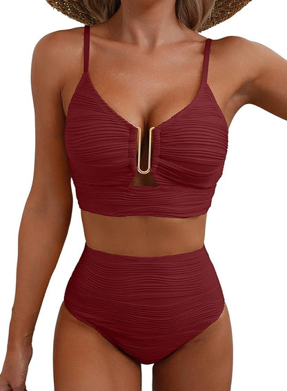 Bikini de entrenamiento con soporte para mujer - fresco y elegante