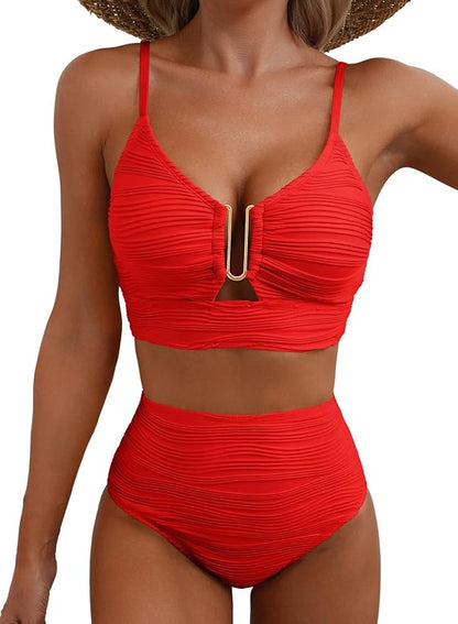 Bikini de entrenamiento con soporte para mujer - fresco y elegante