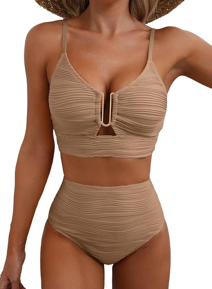 Bikini de entrenamiento con soporte para mujer - fresco y elegante