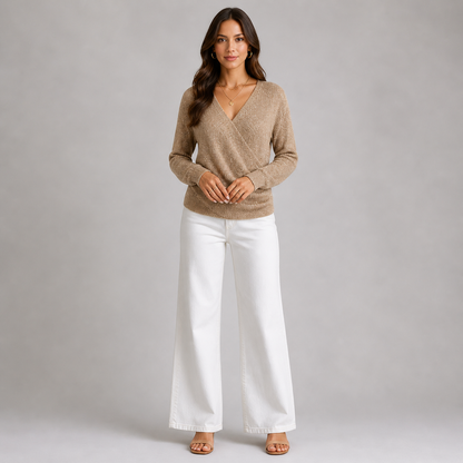 Jersey femenino tejido, ideal para un look casual y sofisticado