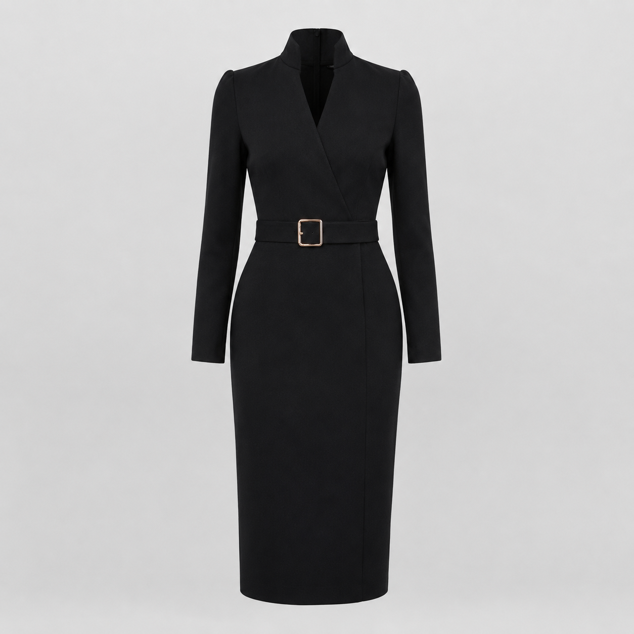 Claribel – Vestido negro elegante de fiesta para mujer