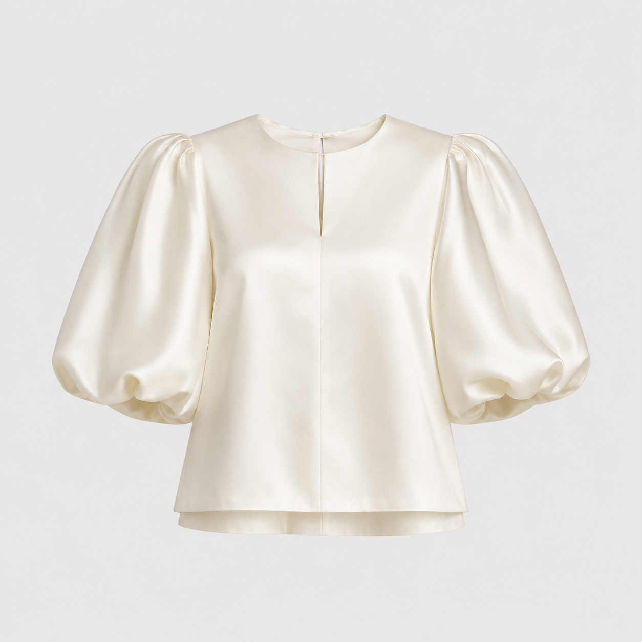 Aurora – Blusa oversized con mangas abullonadas para mujer