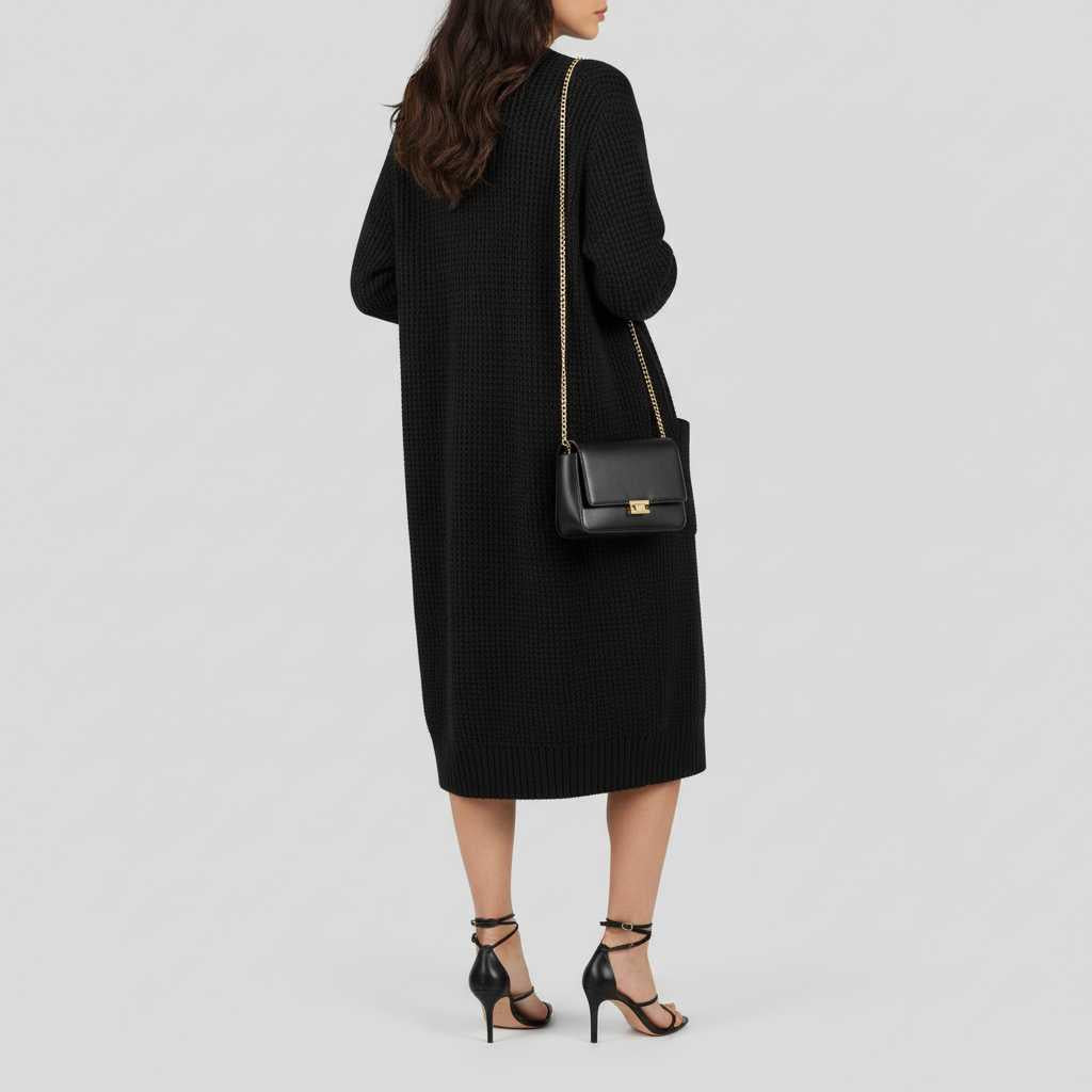 Cárdigan Largo Mujer Gris | Chaqueta de Punto Elegante