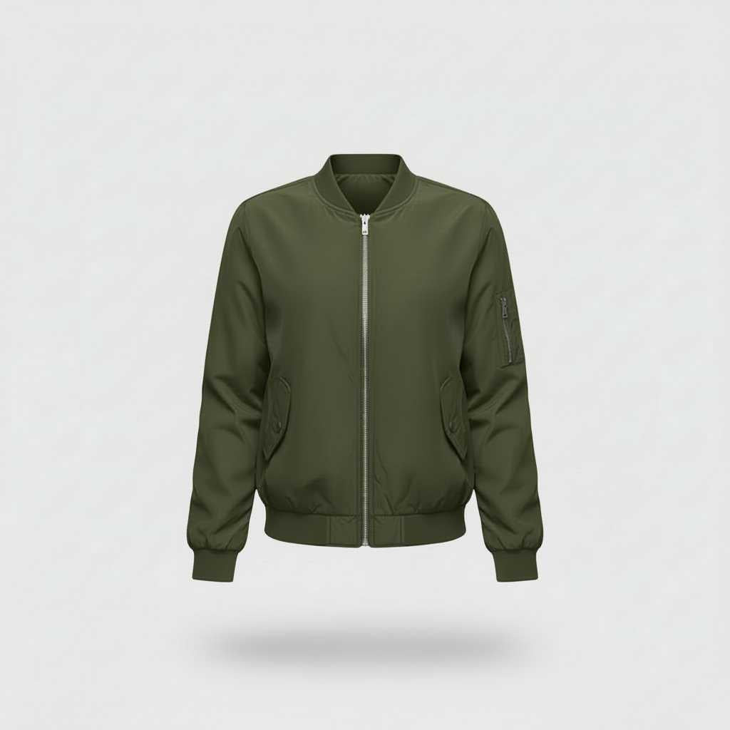 Cazadora Bomber Corta para Mujer | Chaqueta Casual