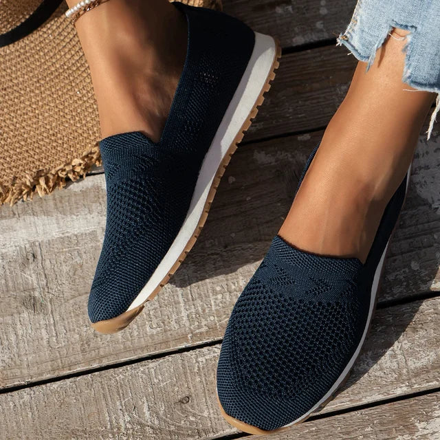 INES - Zapatos ortopédicos tipo mocasín para mujer