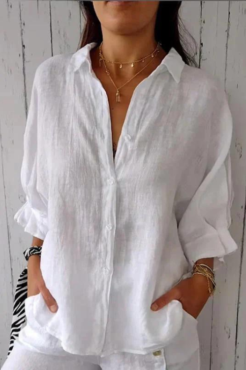 Patricia | Blusa abotonada de elegancia atemporal