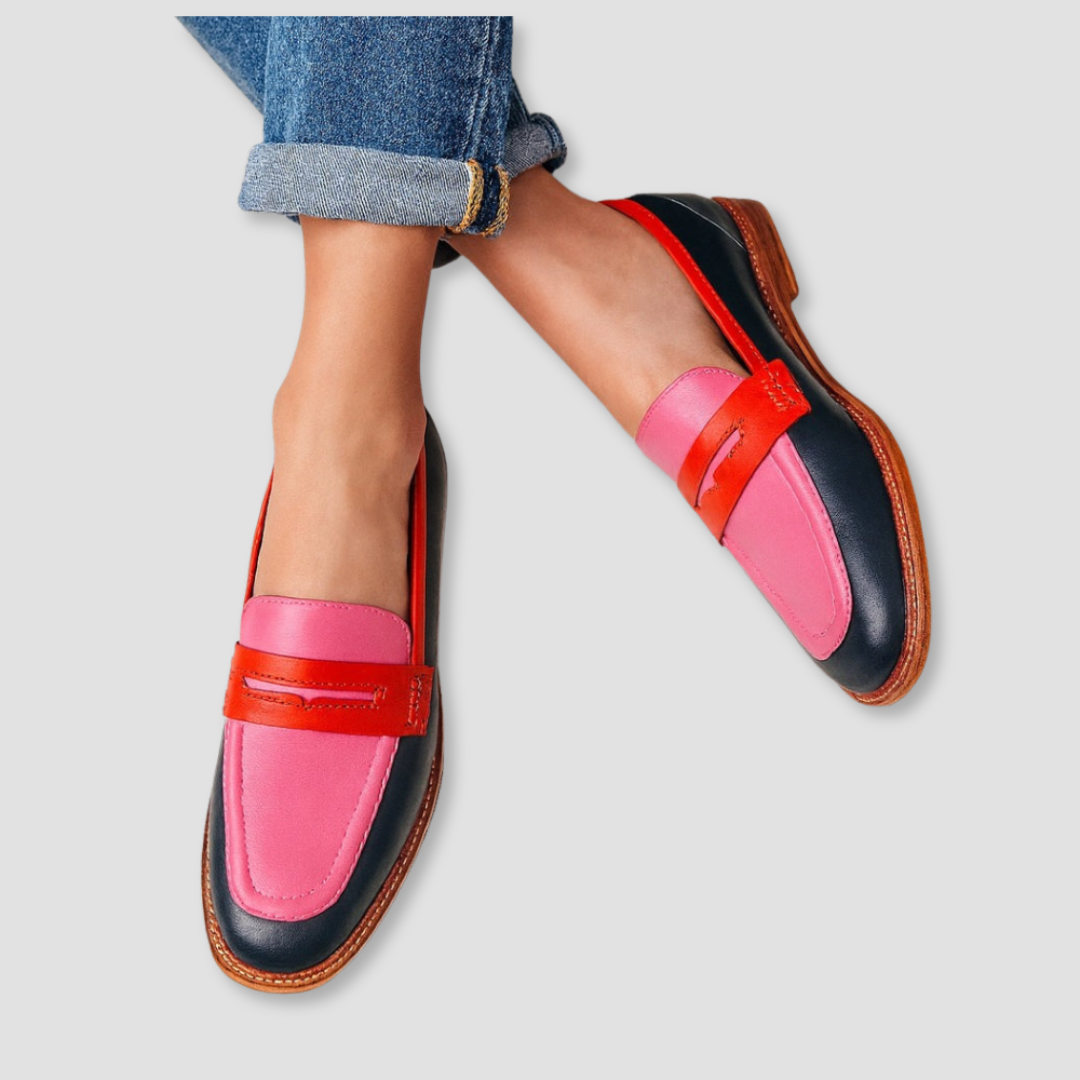 Mocasines Multicolores Con Suela Plana Para Mujeres | Ideal Para El Día a Día Y Vacaciones