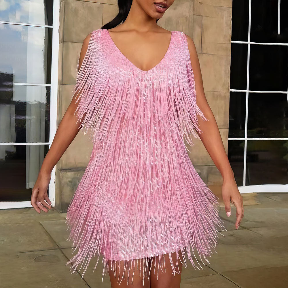 Clara | Mujer Vestido Envolvente Escote V