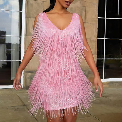 Clara | Mujer Vestido Envolvente Escote V