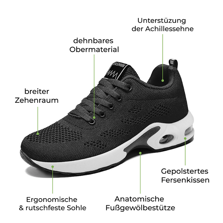 Zapatillas Deportivas Ortopédicas Con Plantilla Acolchada Para Damas - RunAlign