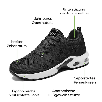 Zapatillas Deportivas Ortopédicas Con Plantilla Acolchada Para Damas - RunAlign