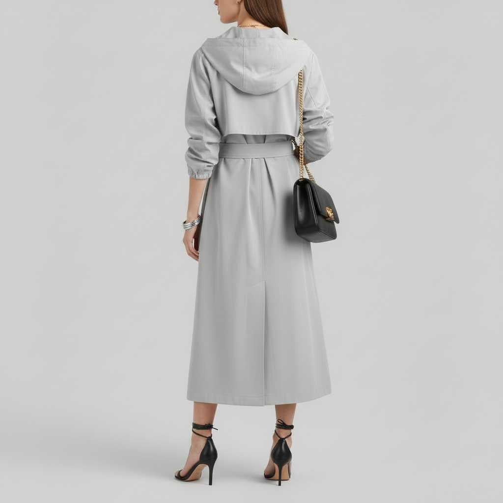 Gabardina Larga Mujer | Abrigo Elegante de Invierno