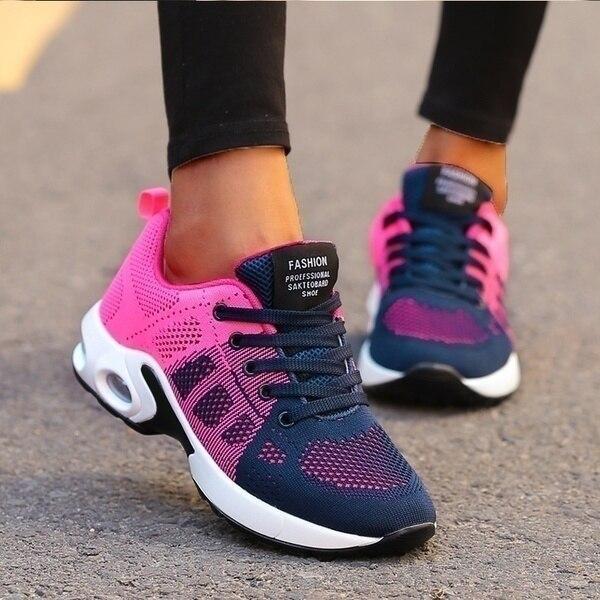 Zapatillas Deportivas Ortopédicas Con Plantilla Acolchada Para Damas - RunAlign