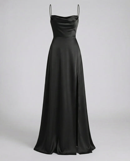 Maxi Kleid Damen | Eleganter Fall & Beinschlitz