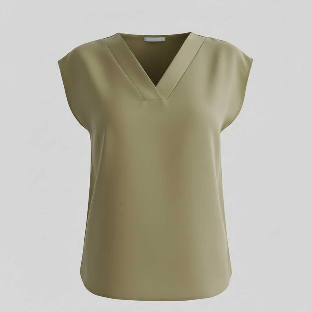 Blusa Verano Cuello en V | Moda Femenina Casual