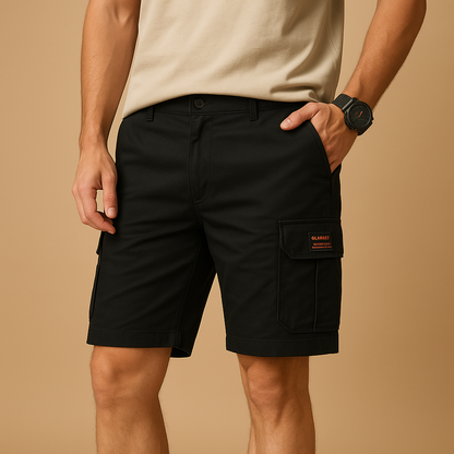 Adrián | Hombre Pantalones Cortos Cargo Secado Rápido Elástico Bolsillos