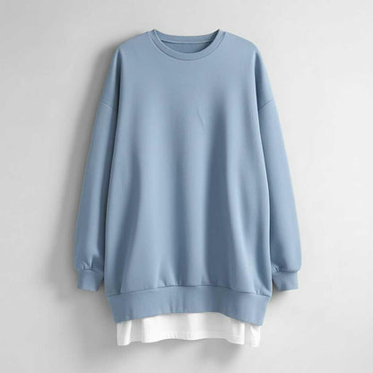 Sudadera Negra Extragrande para Mujer | Moda Casual