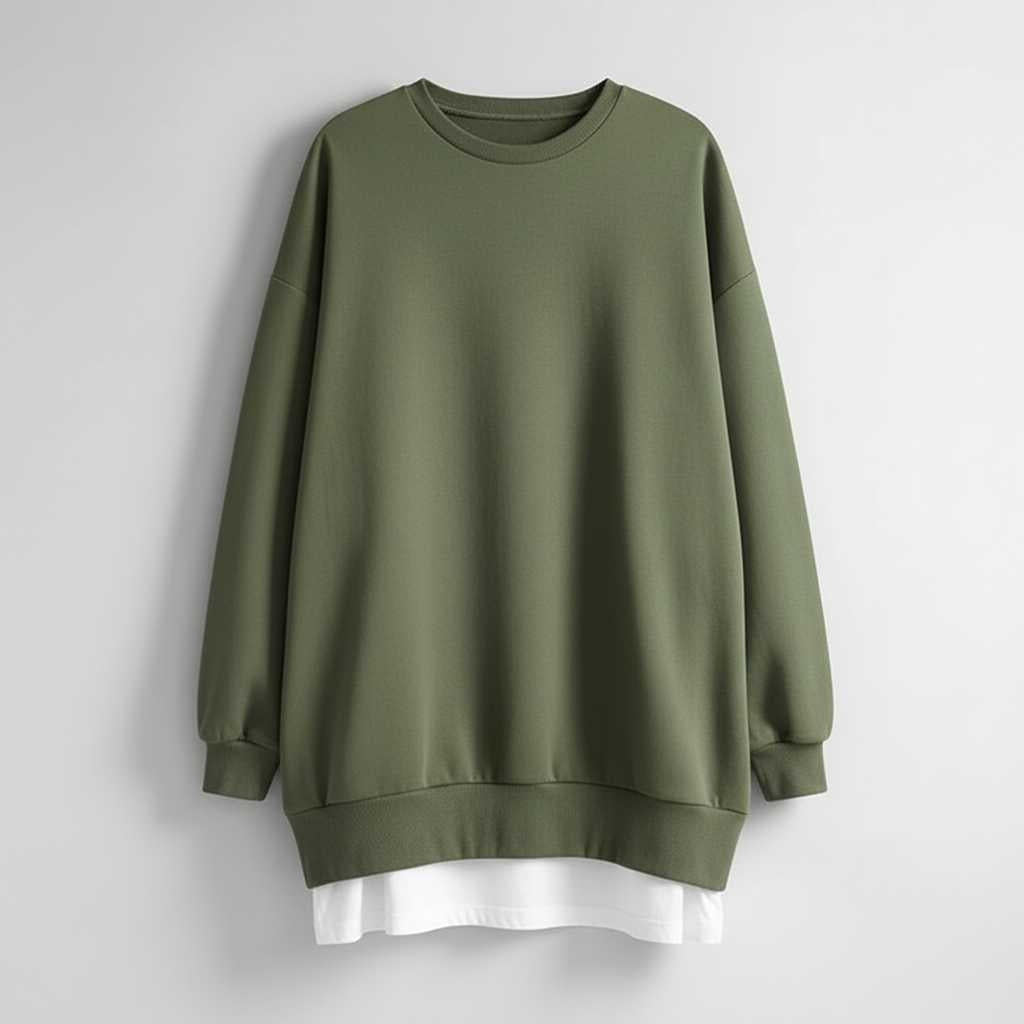 Sudadera Negra Extragrande para Mujer | Moda Casual