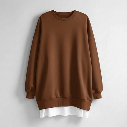 Sudadera Negra Extragrande para Mujer | Moda Casual