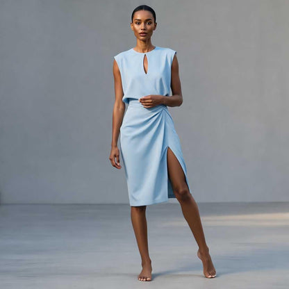Vestido Clásico Mujer – Ideal para Reuniones, Cenas o Eventos