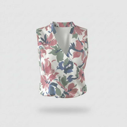 Top de Verano Escote en V | Camisetas Mujer Casual