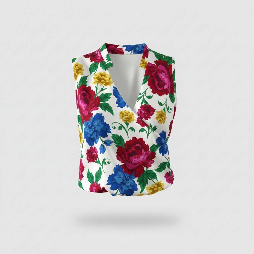 Top de Verano Escote en V | Camisetas Mujer Casual