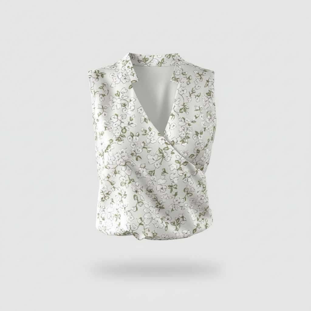 Top de Verano Escote en V | Camisetas Mujer Casual