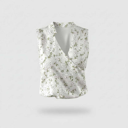 Top de Verano Escote en V | Camisetas Mujer Casual
