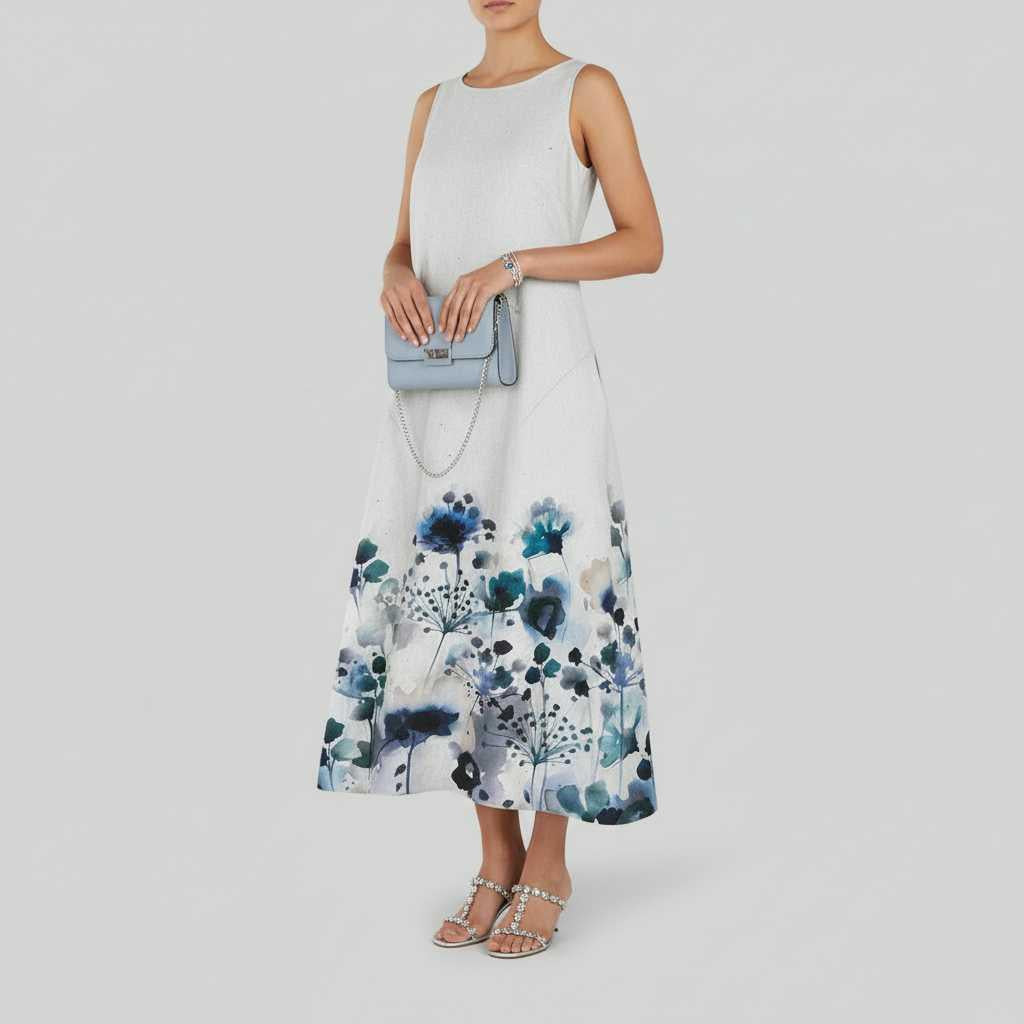 Vestido Floral Midi para Mujer | Vestidos de Verano