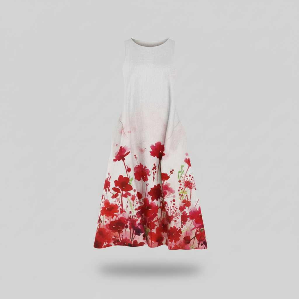 Vestido Floral Midi para Mujer | Vestidos de Verano